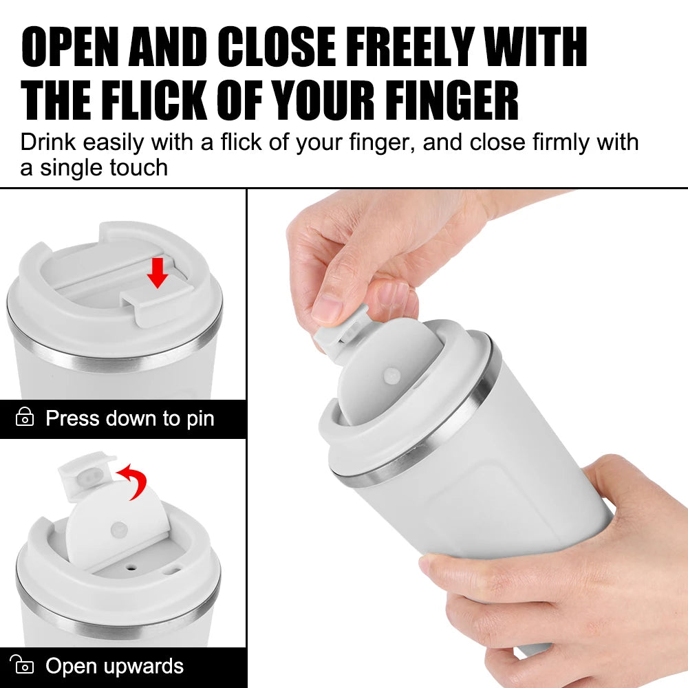 Leak-Proof Travel Coffee Mug