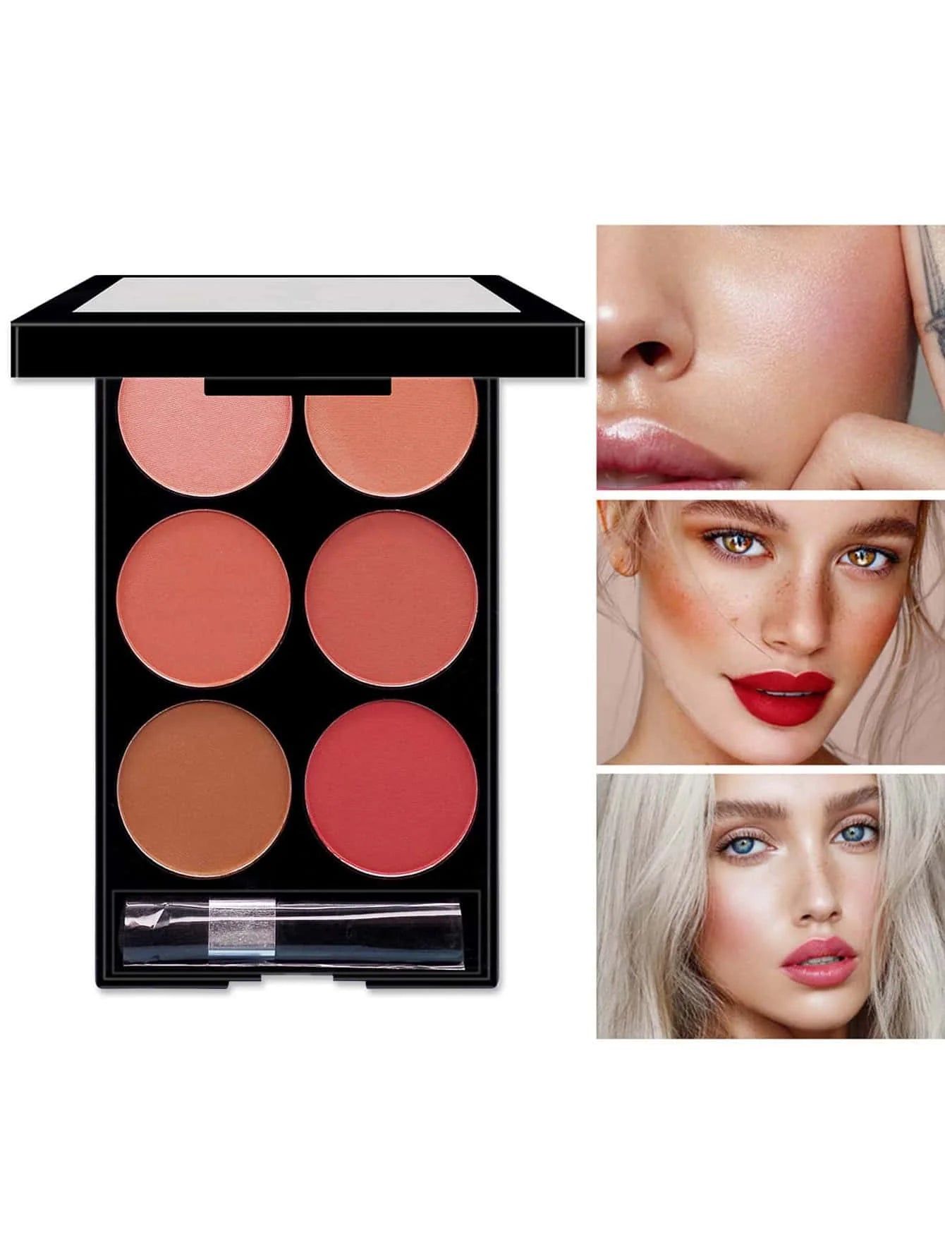 6-Color Blush & Contour Palette