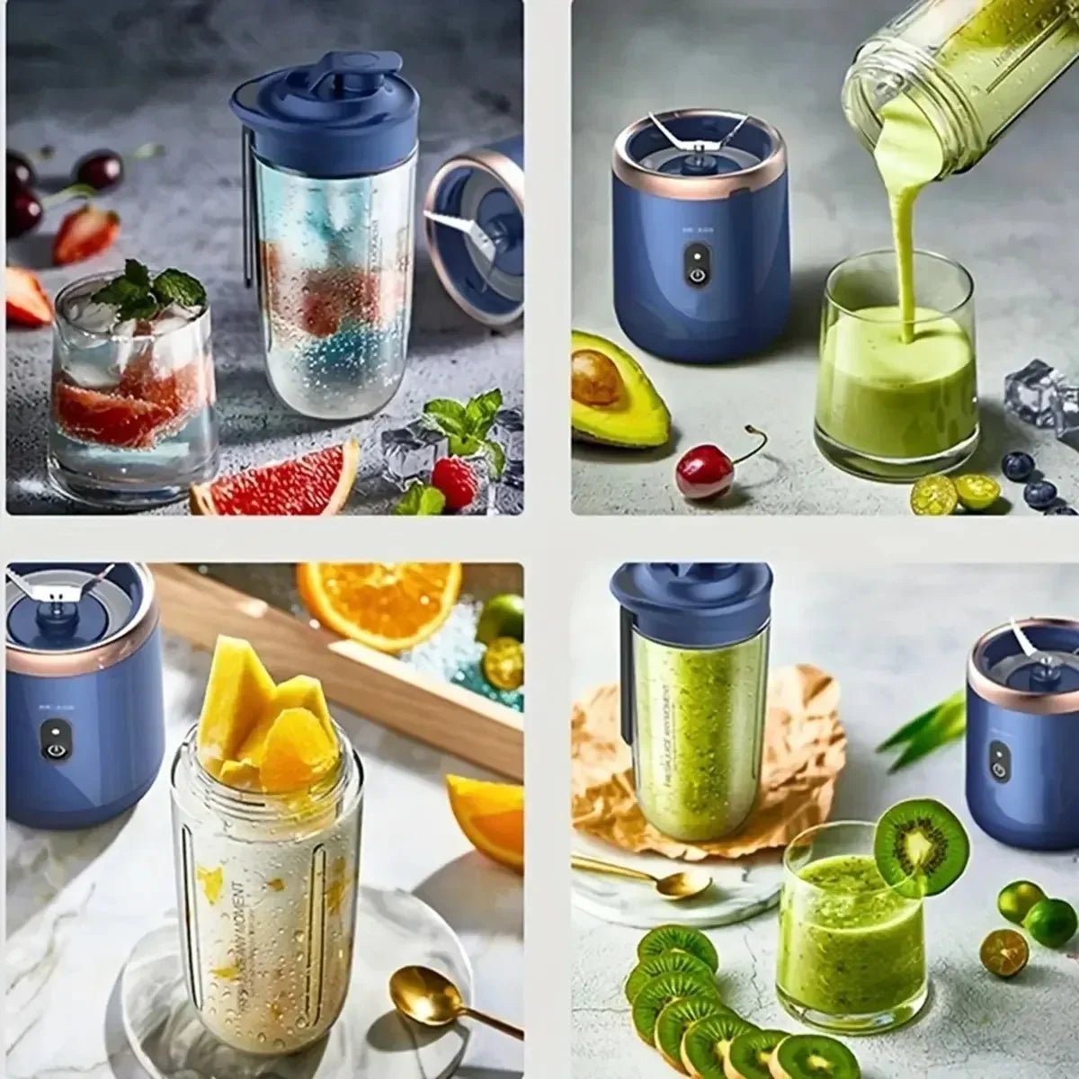 Portable USB Juicer Blender (400ml)
