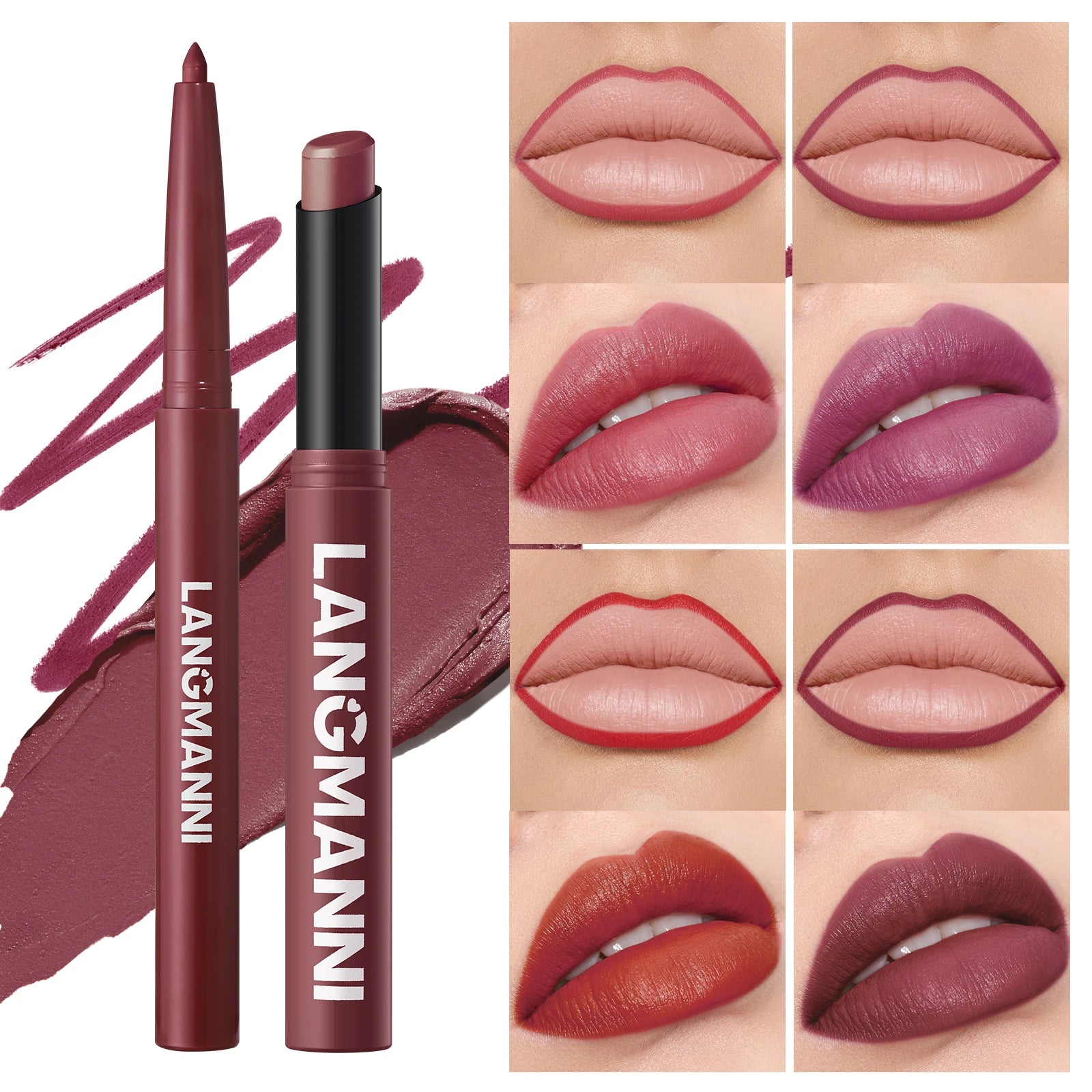 2-in-1 Waterproof Lipstick & Lipliner