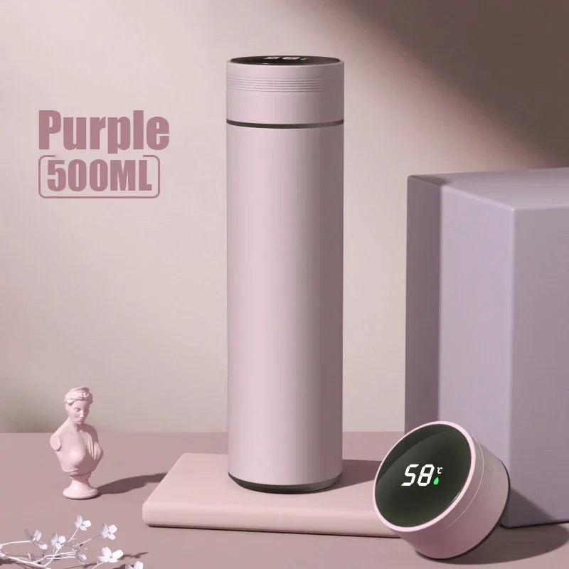 Smart Temperature Thermos Bottle 500ML