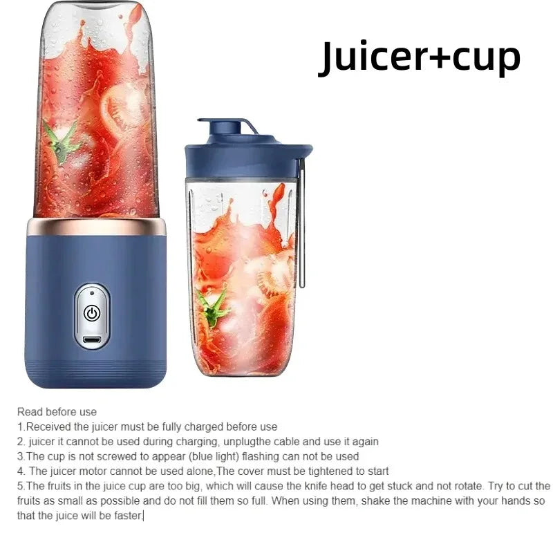 Portable USB Juicer Blender (400ml)