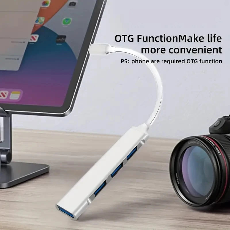4-Port USB-C Hub Adapter