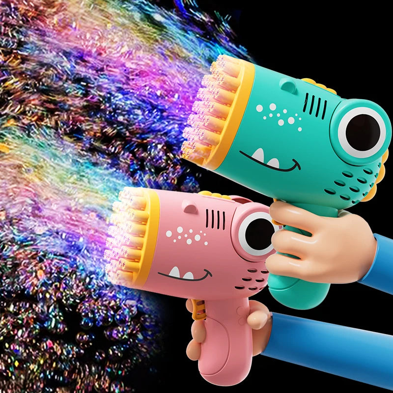 Dinosaur Bubble Gun (40 Holes)