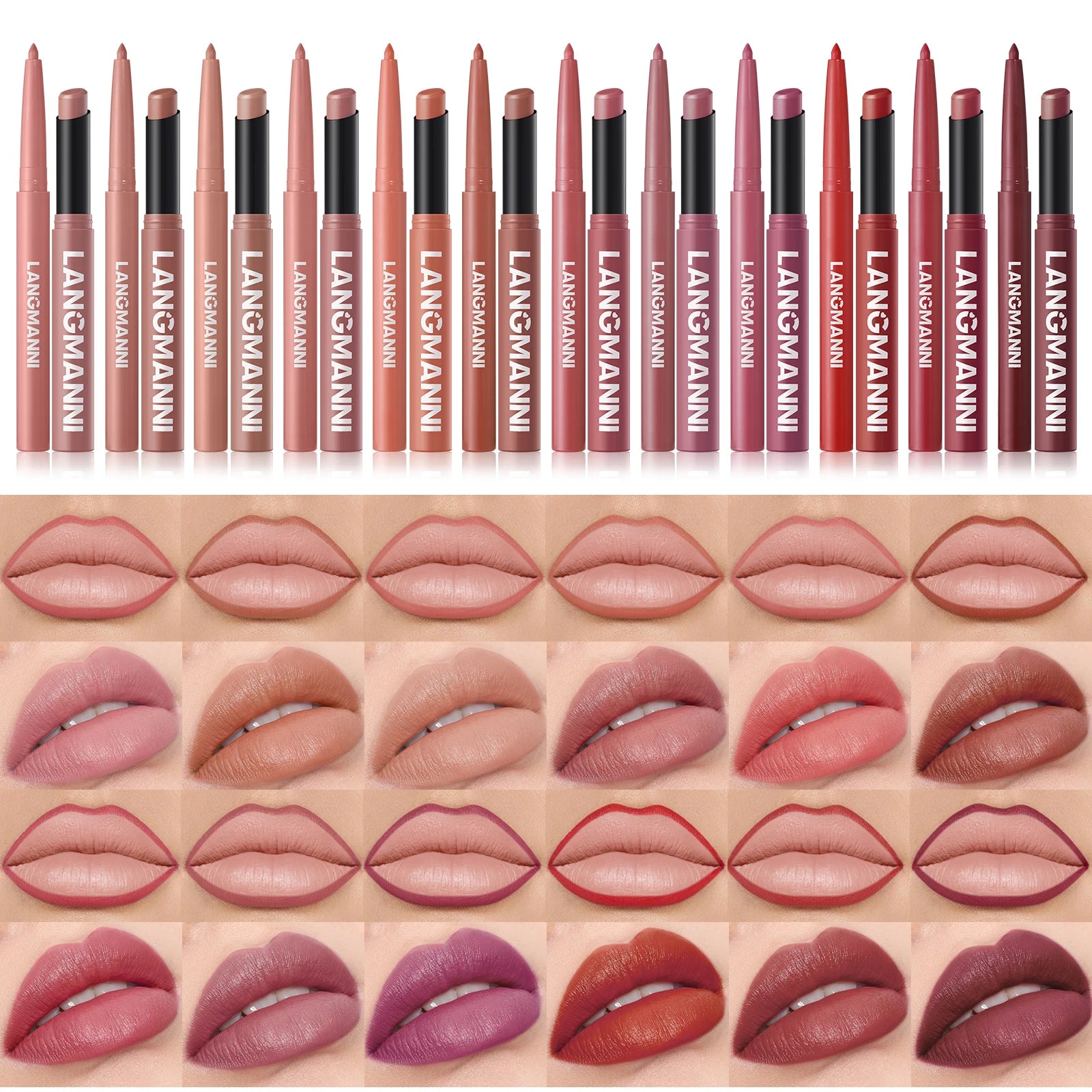 2-in-1 Waterproof Lipstick & Lipliner