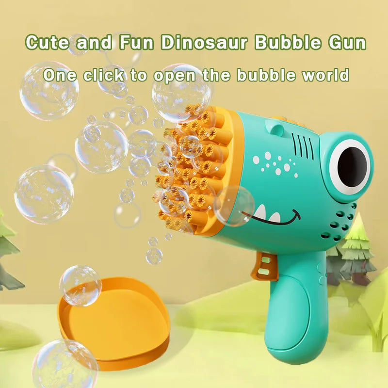 Dinosaur Bubble Gun (40 Holes)