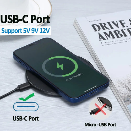 100W Fast Wireless Charger Pad