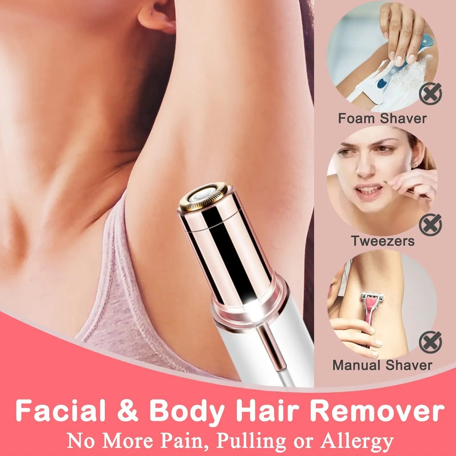 Portable Electric Facial Hair Remover