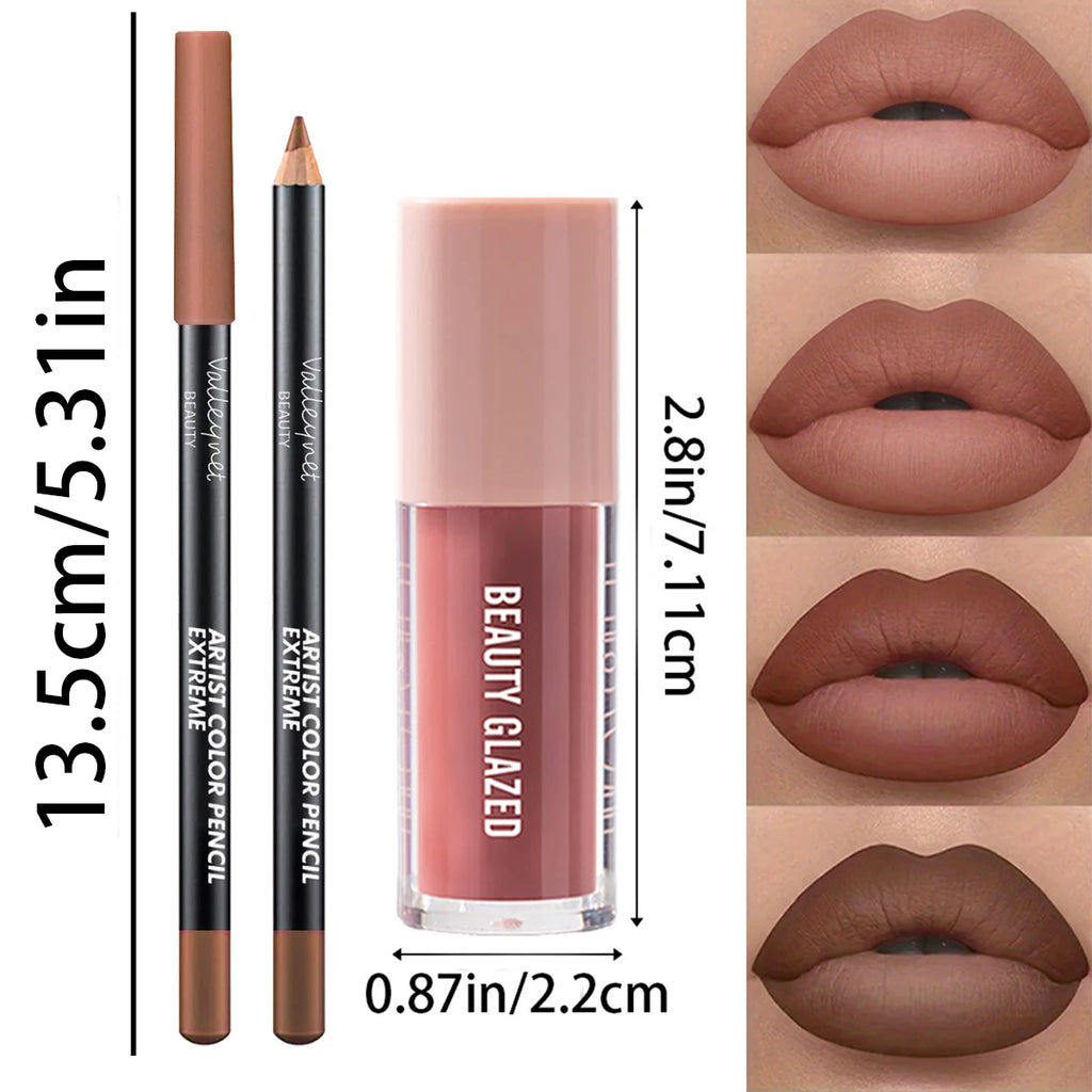 Velvet Matte Lipstick Set (2 pcs)