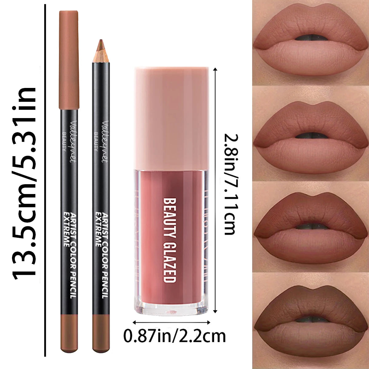 Velvet Matte Lipstick Set (2 pcs)
