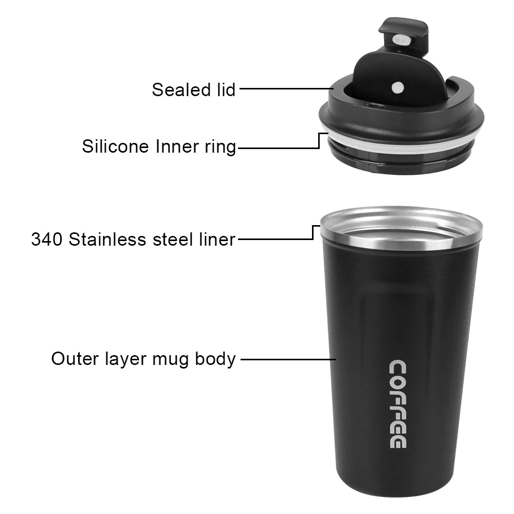 Leak-Proof Travel Coffee Mug